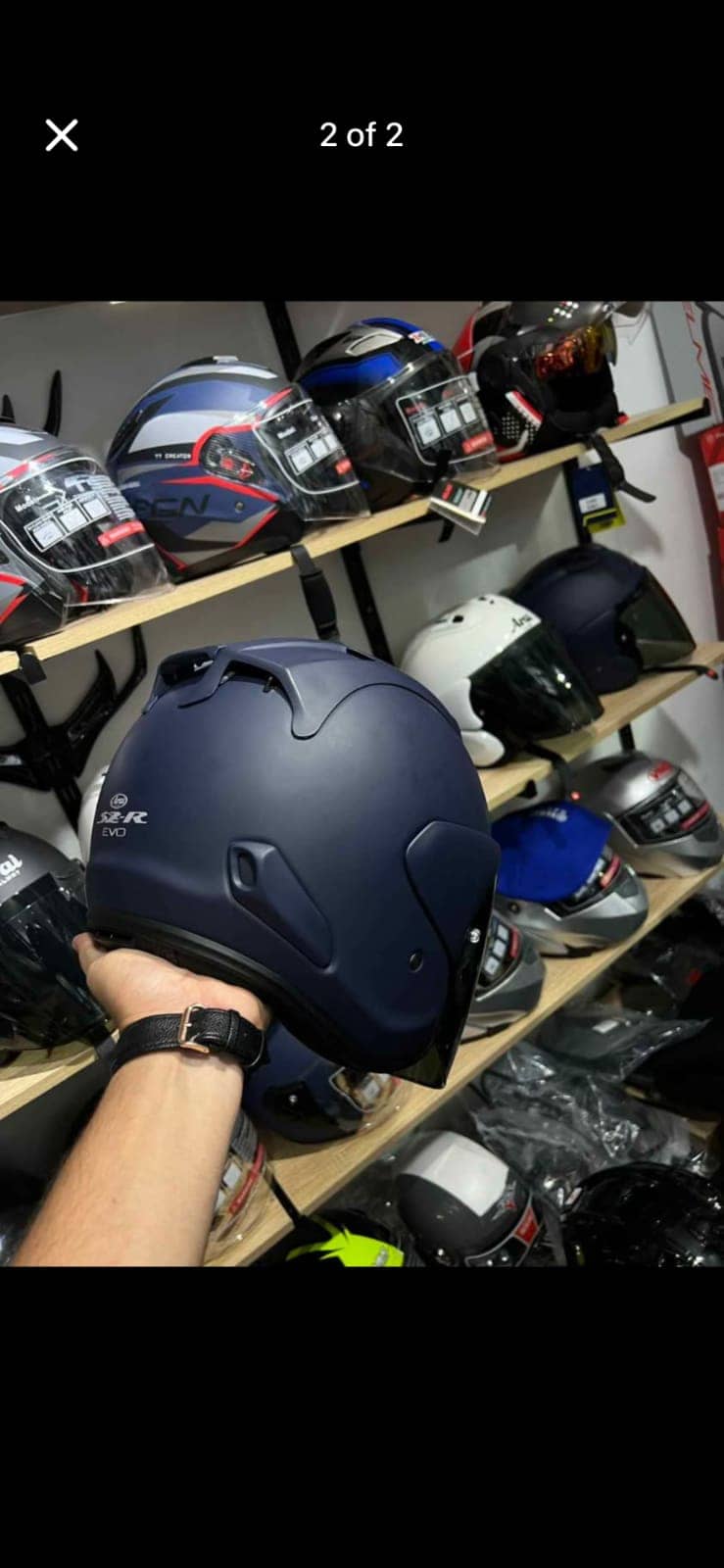 Casque arai evo - bleu matt 🌊